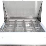 MoTak MST-28-12-X 27 1/2" Mega Top Sandwich/Salad Prep Table w/ Refrigerated Base, 115V