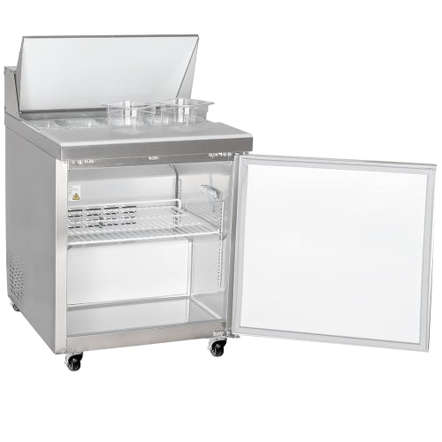 MoTak MST-28-X 27 1/2" Sandwich/Salad Prep Table w/ Refrigerated Base, 115v