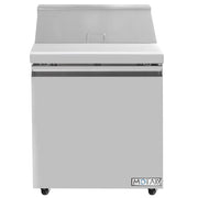 MoTak MST-28-X 27 1/2" Sandwich/Salad Prep Table w/ Refrigerated Base, 115v