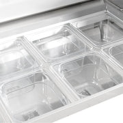 MoTak MST-28-X 27 1/2" Sandwich/Salad Prep Table w/ Refrigerated Base, 115v