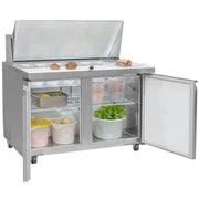 MoTak MST-48-18-X 46 7/8" Mega Top Sandwich/Salad Prep Table w/ Refrigerated Base, 115v