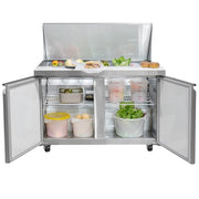 MoTak MST-48-18-X 46 7/8" Mega Top Sandwich/Salad Prep Table w/ Refrigerated Base, 115v