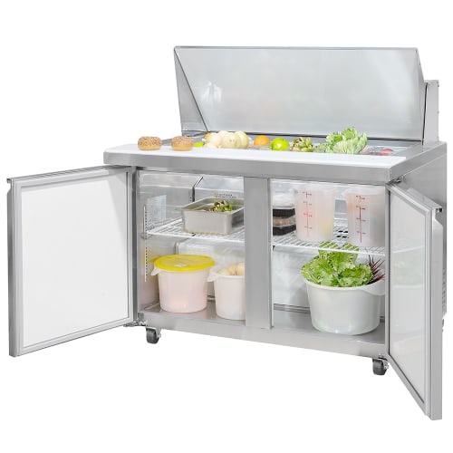 MoTak MST-48-18-X 46 7/8" Mega Top Sandwich/Salad Prep Table w/ Refrigerated Base, 115v