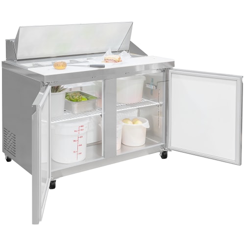 MoTak MST-48-X 46 7/8" Sandwich/Salad Prep Table w/ Refrigerated Base, 115v