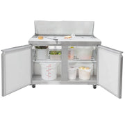 MoTak MST-48-X 46 7/8" Sandwich/Salad Prep Table w/ Refrigerated Base, 115v
