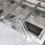 MoTak MST-48-X 46 7/8" Sandwich/Salad Prep Table w/ Refrigerated Base, 115v