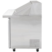 MoTak MST-60-24-X 60 1/5" Mega Top Sandwich/Salad Prep Table w/ Refrigerated Base, 115V