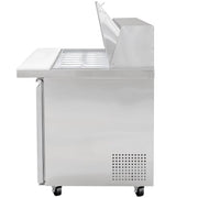 MoTak MST-60-24-X 60 1/5" Mega Top Sandwich/Salad Prep Table w/ Refrigerated Base, 115V