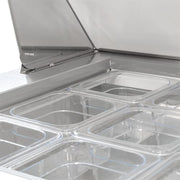 MoTak MST-60-24-X 60 1/5" Mega Top Sandwich/Salad Prep Table w/ Refrigerated Base, 115V