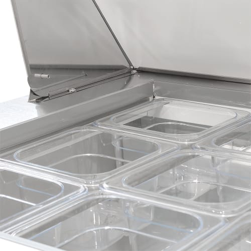 MoTak MST-60-24-X 60 1/5" Mega Top Sandwich/Salad Prep Table w/ Refrigerated Base, 115V