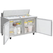 MoTak MST-60-X 60 1/5" Sandwich/Salad Prep Table w/ Refrigerated Base, 115v