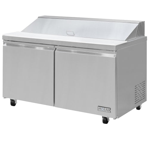 MoTak MST-60-X 60 1/5" Sandwich/Salad Prep Table w/ Refrigerated Base, 115v