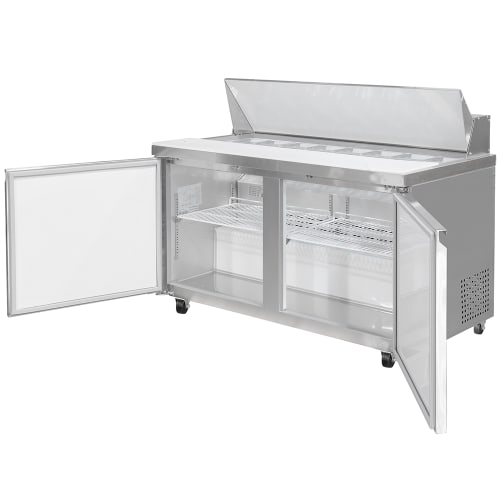 MoTak MST-60-X 60 1/5" Sandwich/Salad Prep Table w/ Refrigerated Base, 115v
