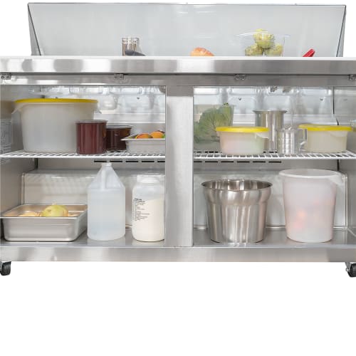 MoTak MST-60-X 60 1/5" Sandwich/Salad Prep Table w/ Refrigerated Base, 115v