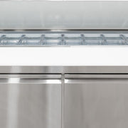 MoTak MST-60-X 60 1/5" Sandwich/Salad Prep Table w/ Refrigerated Base, 115v