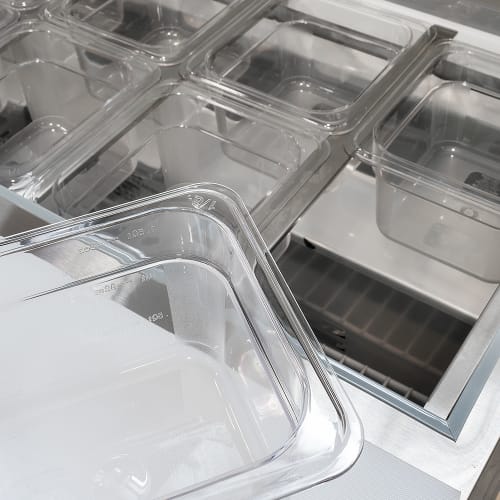 MoTak MST-60-X 60 1/5" Sandwich/Salad Prep Table w/ Refrigerated Base, 115v