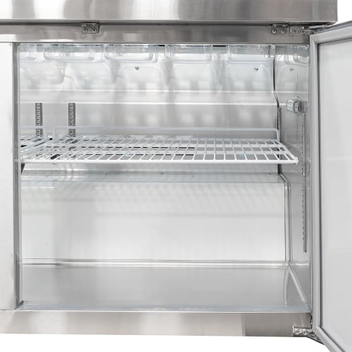 MoTak MST-60-X 60 1/5" Sandwich/Salad Prep Table w/ Refrigerated Base, 115v