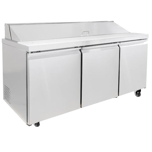 MoTak MST-72-X 70 2/5" Sandwich/Salad Prep Table w/ Refrigerated Base, 115v