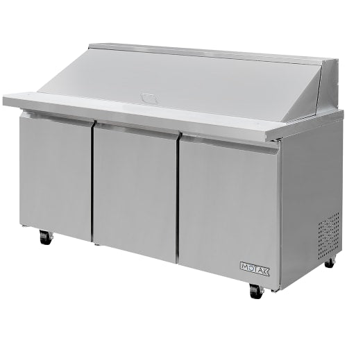 MoTak MST-72-30-X 70 2/5" Mega Top Sandwich/Salad Prep Table w/ Refrigerated Base, 115v