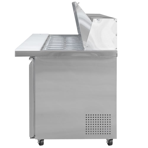 MoTak MST-72-30-X 70 2/5" Mega Top Sandwich/Salad Prep Table w/ Refrigerated Base, 115v