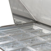 MoTak MST-72-30-X 70 2/5" Mega Top Sandwich/Salad Prep Table w/ Refrigerated Base, 115v