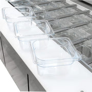 MoTak MST-72-30-X 70 2/5" Mega Top Sandwich/Salad Prep Table w/ Refrigerated Base, 115v