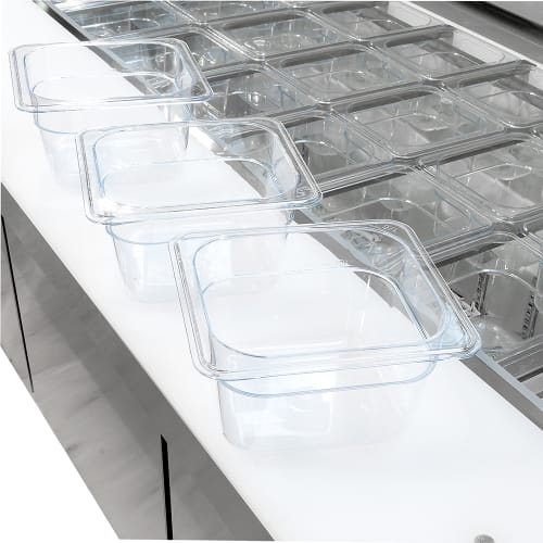 MoTak MST-72-30-X 70 2/5" Mega Top Sandwich/Salad Prep Table w/ Refrigerated Base, 115v