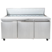 MoTak MST-72-X 70 2/5" Sandwich/Salad Prep Table w/ Refrigerated Base, 115v