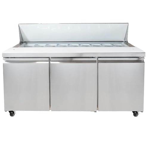 MoTak MST-72-X 70 2/5" Sandwich/Salad Prep Table w/ Refrigerated Base, 115v