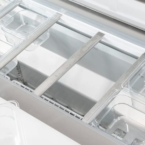 MoTak MST-72-X 70 2/5" Sandwich/Salad Prep Table w/ Refrigerated Base, 115v