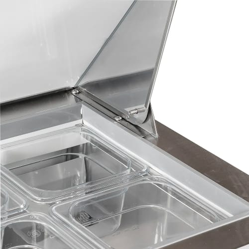 MoTak MST-72-X 70 2/5" Sandwich/Salad Prep Table w/ Refrigerated Base, 115v