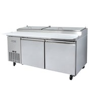 MoTak MPR-70-X 70 7/8" Pizza Prep Table w/ Refrigerated Base, 115v