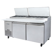 MoTak MPR-70-X 70 7/8" Pizza Prep Table w/ Refrigerated Base, 115v