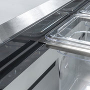 MoTak MPR-70-X 70 7/8" Pizza Prep Table w/ Refrigerated Base, 115v