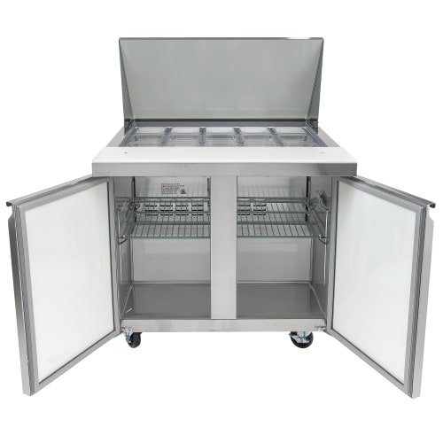 MoTak MST-36-15-X 36 1/4" Mega Top Sandwich/Salad Prep Table w/ Refrigerated Base, 115v