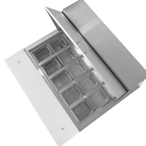 MoTak MST-36-15-X 36 1/4" Mega Top Sandwich/Salad Prep Table w/ Refrigerated Base, 115v