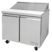 MoTak MST-36-X 36 1/4" Sandwich/Salad Prep Table w/ Refrigerated Base, 115v