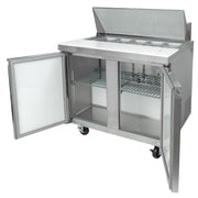 MoTak MST-36-X 36 1/4" Sandwich/Salad Prep Table w/ Refrigerated Base, 115v