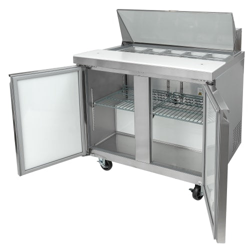 MoTak MST-36-X 36 1/4" Sandwich/Salad Prep Table w/ Refrigerated Base, 115v