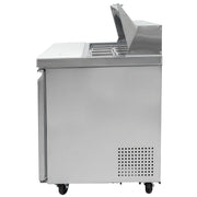 MoTak MST-36-X 36 1/4" Sandwich/Salad Prep Table w/ Refrigerated Base, 115v