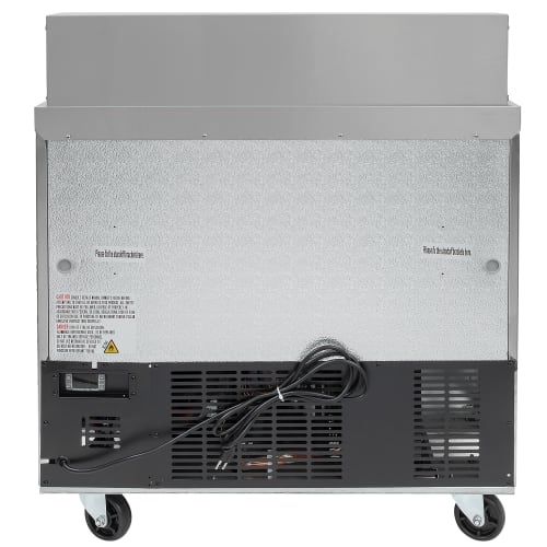 MoTak MST-36-X 36 1/4" Sandwich/Salad Prep Table w/ Refrigerated Base, 115v