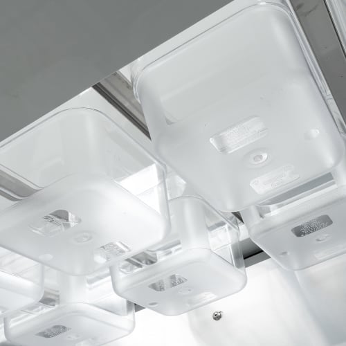 MoTak MST-36-X 36 1/4" Sandwich/Salad Prep Table w/ Refrigerated Base, 115v