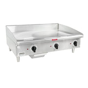 Toastmaster TMGE36 36" Electric Griddle w/ Thermostatic Controls - 3/4" Steel Plate, 208-240v