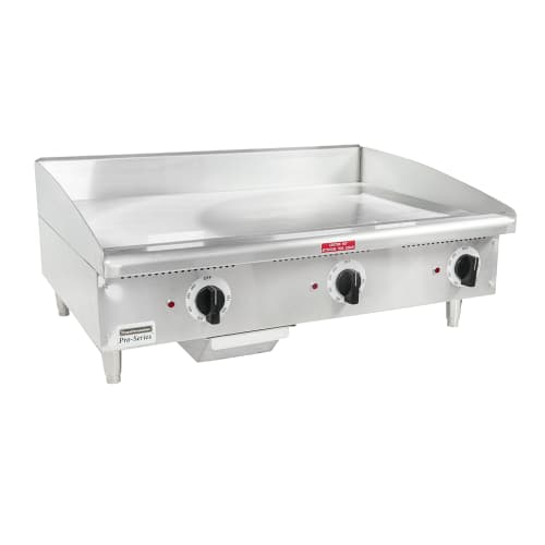 Toastmaster TMGE36 36" Electric Griddle w/ Thermostatic Controls - 3/4" Steel Plate, 208-240v
