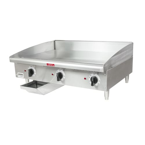 Toastmaster TMGE36 36" Electric Griddle w/ Thermostatic Controls - 3/4" Steel Plate, 208-240v