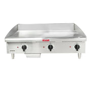 Toastmaster TMGE36 36" Electric Griddle w/ Thermostatic Controls - 3/4" Steel Plate, 208-240v