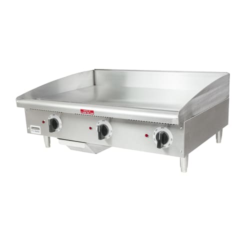 Toastmaster TMGE36 36" Electric Griddle w/ Thermostatic Controls - 3/4" Steel Plate, 208-240v