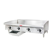 Toastmaster TMGE48 48" Electric Griddle w/ Thermostatic Controls - 3/4" Steel Plate, 208-240v