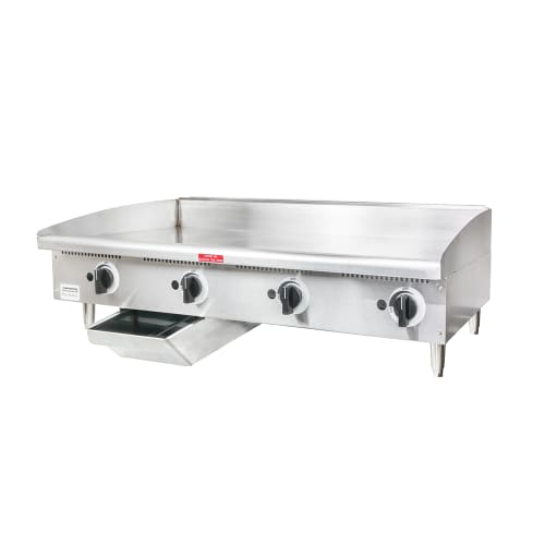 Toastmaster TMGE48 48" Electric Griddle w/ Thermostatic Controls - 3/4" Steel Plate, 208-240v
