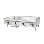 Toastmaster TMGE48 48" Electric Griddle w/ Thermostatic Controls - 3/4" Steel Plate, 208-240v